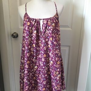 Purple Floral Sundress